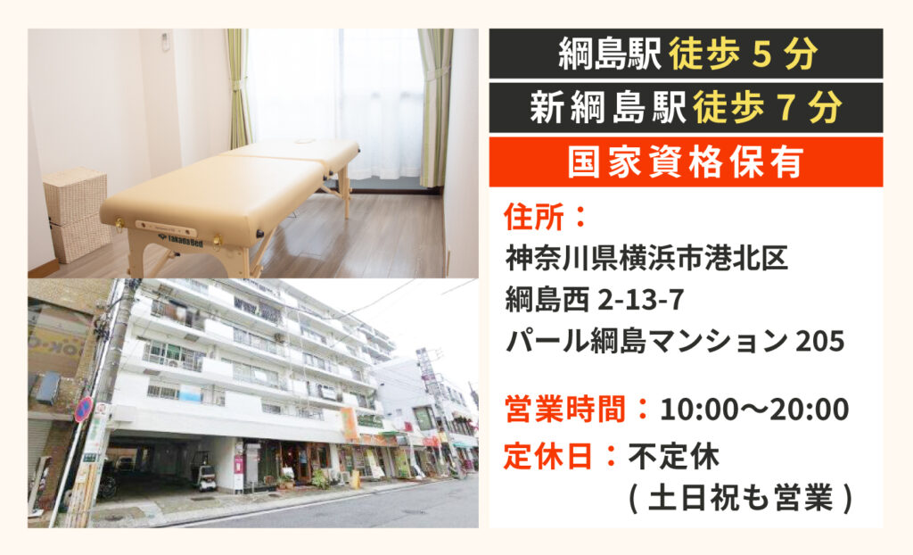 東急東横線 綱島駅 徒歩5分・土日祝も営業